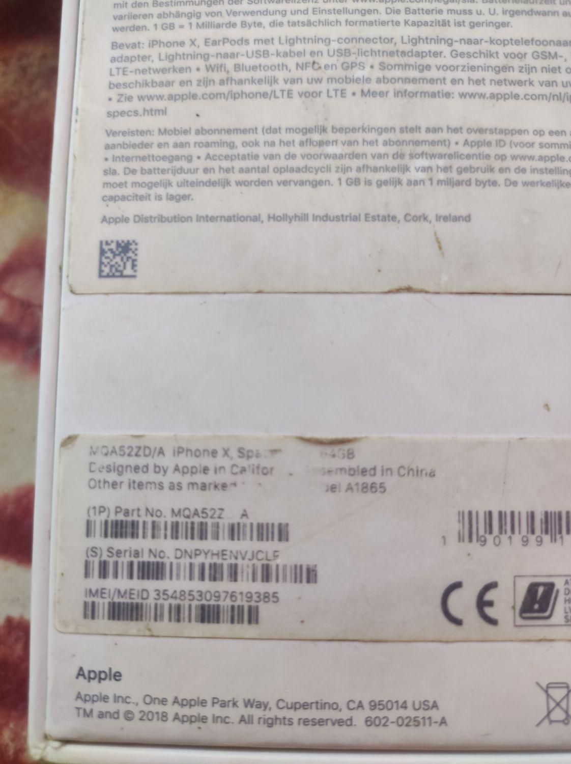 اپل iPhone X با حافظهٔ ۶۴ گیگابایت|موبایل|کرمانشاه, |دیوار