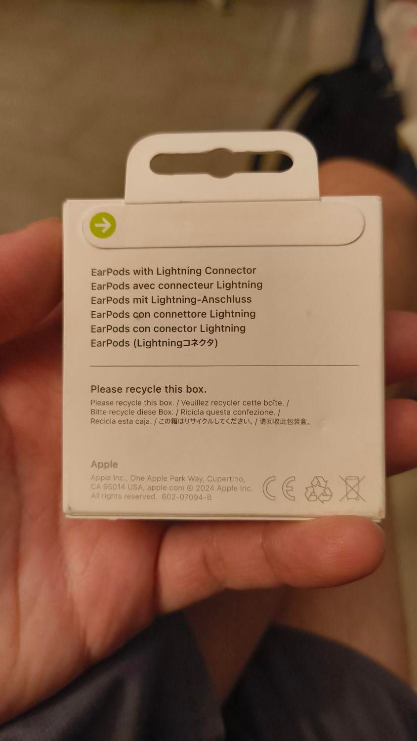 دزفری اصلی لایتنینگ اپل Apple Lightning Earpod|لوازم جانبی موبایل و تبلت|مشهد, دانشجو|دیوار
