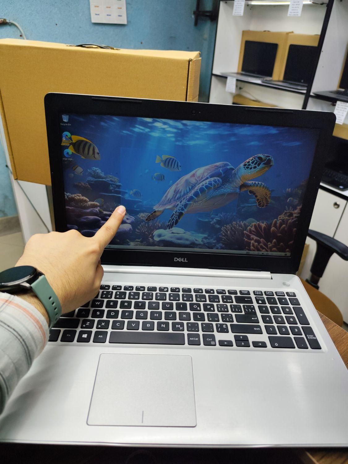 لپ تاپ dell تصویر لمسی سری ryzen 5 گرافیک ۲ مجزا|رایانه همراه|گلستان (تهران), |دیوار
