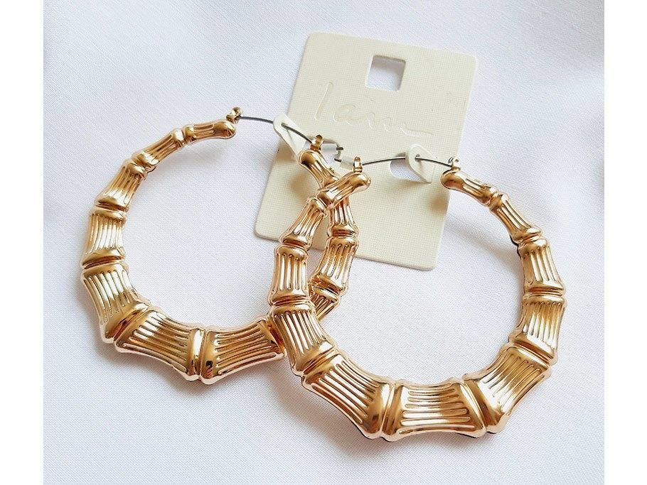 گوشواره تمام حلقه‌ای مدل طلایی جذاب|بدلیجات|ارومیه, |دیوار