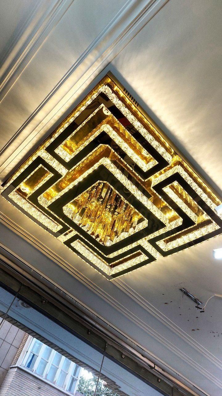 لوستر لوزی smd سه رنگ|لوستر و چراغ آویز|اصفهان, باغ زرشک|دیوار