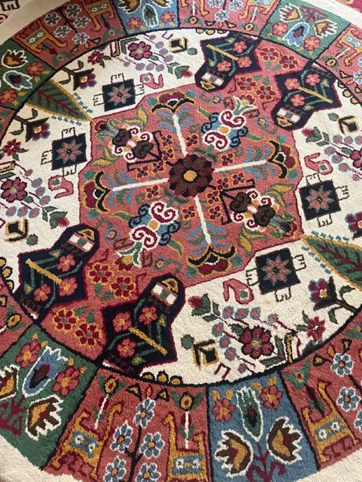 گبه ماشینی پارس نقش طرح قشقایی|گلیم، جاجیم، گبه|کرج, دهقان ویلا|دیوار