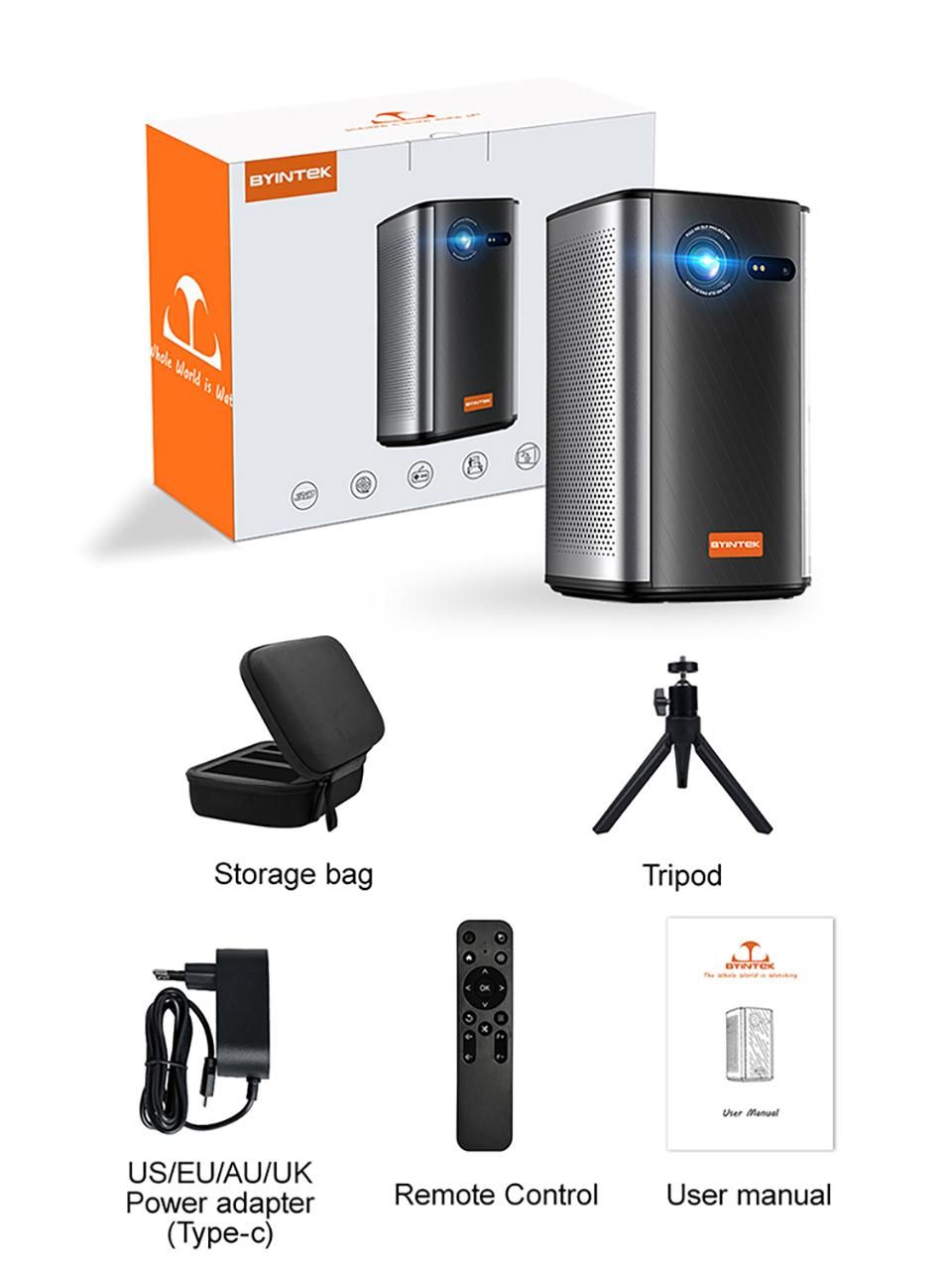 پروژکتور شارژی برند BYINTEK مدل P70|تلویزیون و پروژکتور|رشت, بلوار گیلان|دیوار