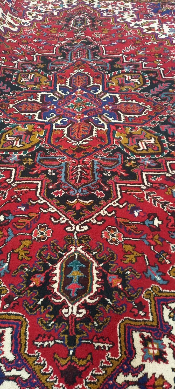 فرش دستبافت تک ۹ متری ۲/۵×۳/۵ نو انگشت بافت|فرش|تبریز, |دیوار