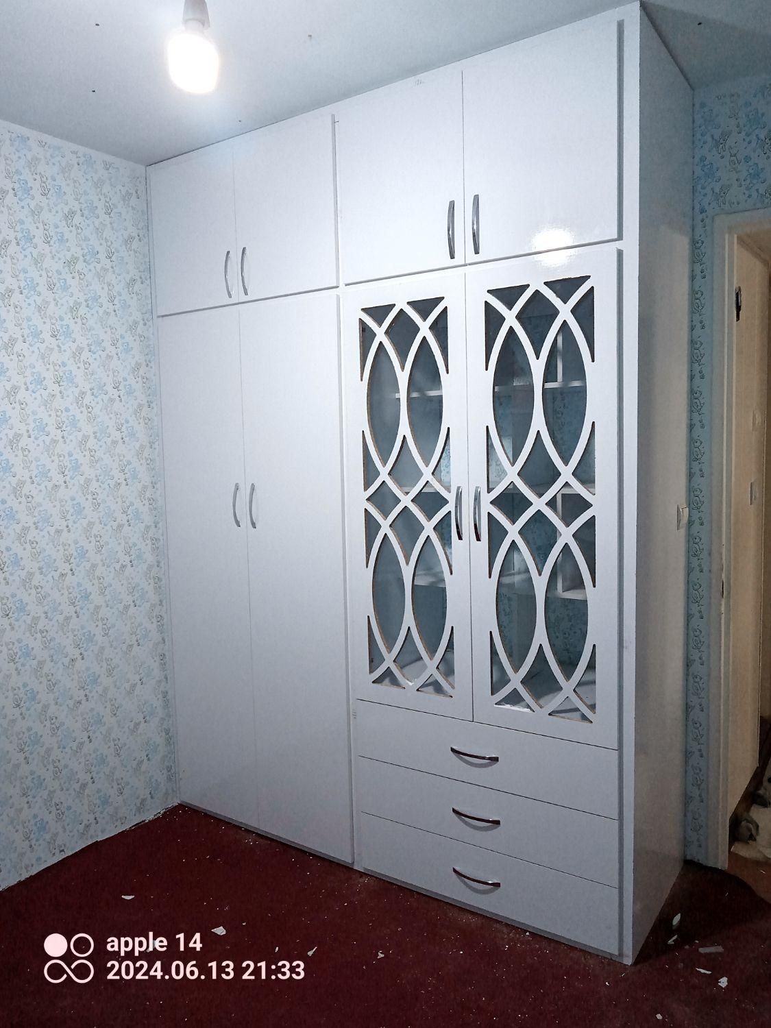 کمد دیواری ملامینه کد ۹۸۵|جاکفشی، کمد، دراور|مشهد, آزادشهر|دیوار