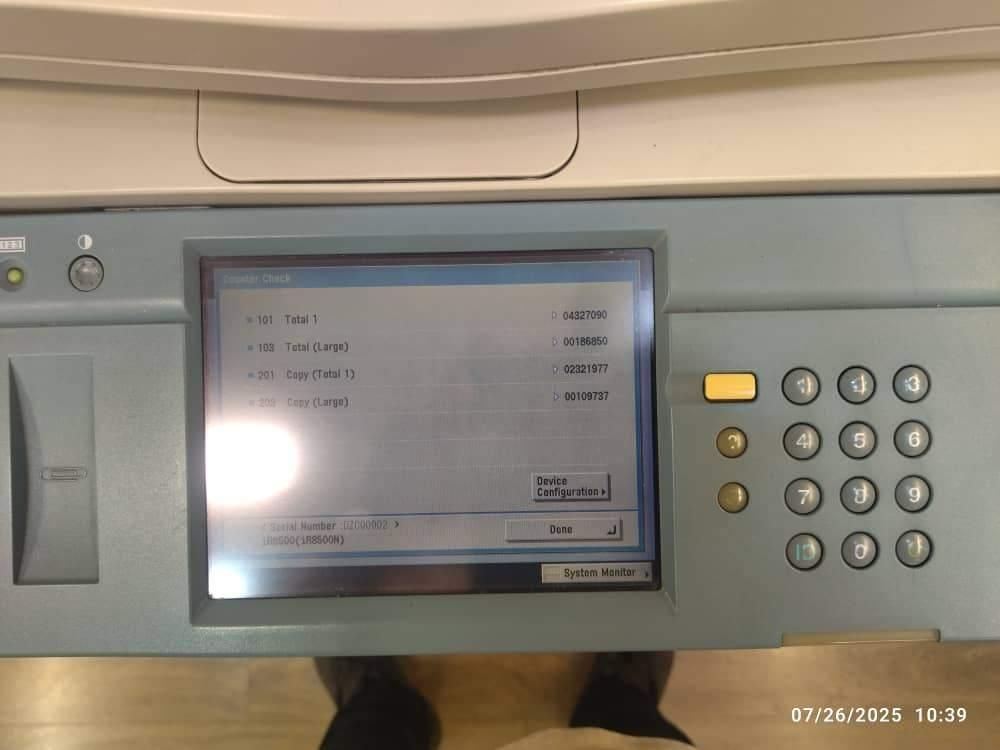 دستگاه پرینت و کپی و اسکن ir8500|پرینتر، اسکنر، کپی، فکس|تهران, ونک|دیوار