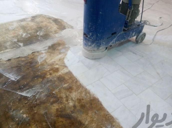 کفسابی سنگ سابی ساب زن کف شور پیچ رو پلاک نماشویی|خدمات نظافت|تبریز, |دیوار