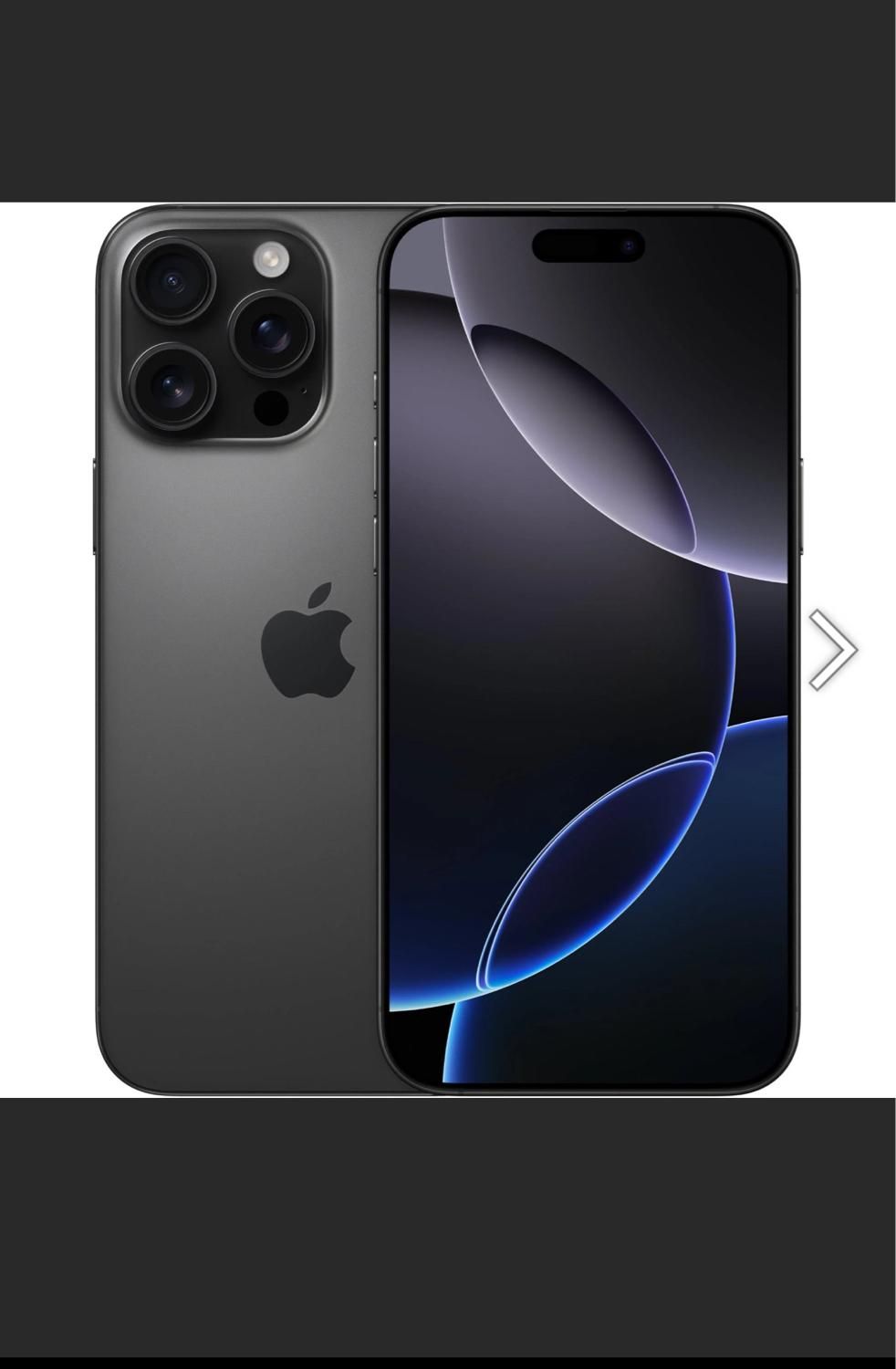 اپل iPhone 16 Pro Max با حافظهٔ ۲۵۶ گیگابایت|موبایل|تهران, سازمان آب|دیوار