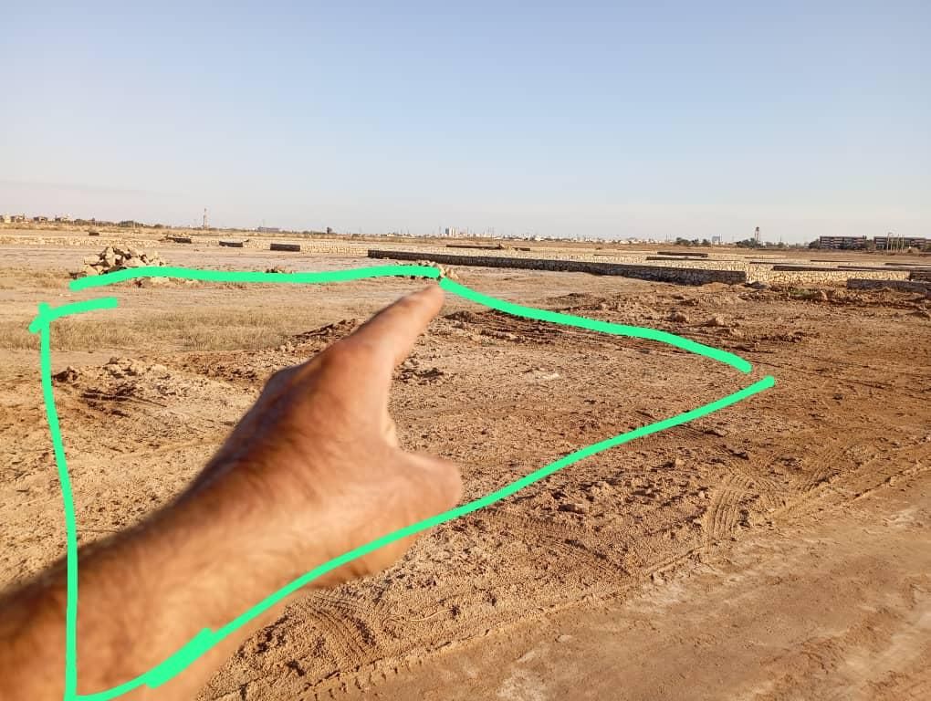 فروش زمین مترروبه روی کیانشهرشهرک الغدیر|فروش زمین و ملک کلنگی|اهواز, کیانشهر|دیوار