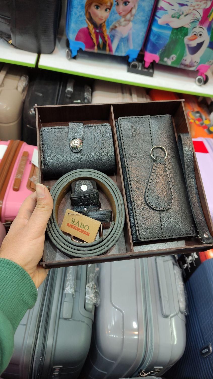 ست کیف کمربند هدیه مردانه مدل کادو ولنتاین چرمی|کیف، کفش، کمربند|شیراز, اصلاح‌نژاد|دیوار
