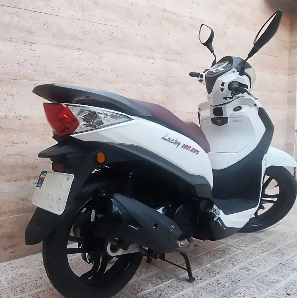 موتور لوکی SYM -180 اصل تایوان رنگ سفید خاص|موتورسیکلت|مشهد, موسوی قوچانی|دیوار