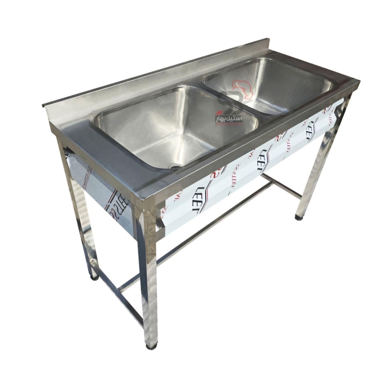 سینک صنعتی کابینتی ۱۲۰،۱۵۰،۱۹۰ سانتی/میزکار استیل|کافیشاپ و رستوران|مشهد, توس (بلوار توس)|دیوار