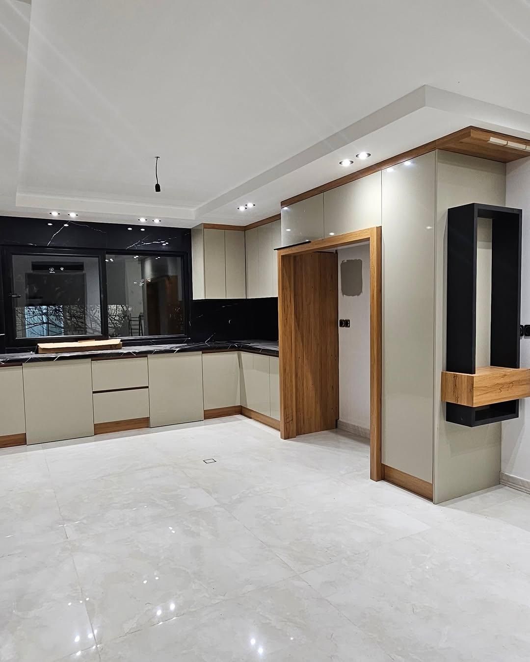 طراحی و اجرای کابینت کناف ، پله چوبی ، درب ضدسرقت|خدمات پیشه و مهارت|برازجان, |دیوار