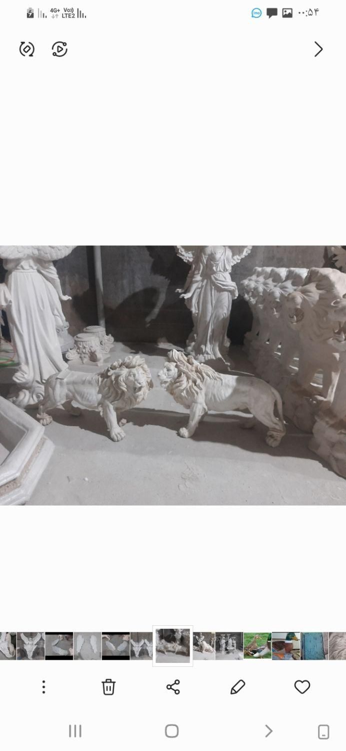 مجسمه شیر فایبرگلاس نشکن( مجسمه سازی اطمانی)|مجسمه، تندیس، ماکت|مشهد, نوید|دیوار