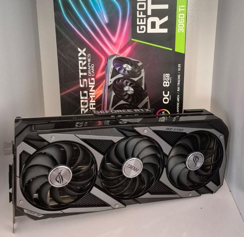 گرافیک rtx 3060ti ایسوز راگ ROG|قطعات و لوازم جانبی رایانه|اهواز, کیانپارس |دیوار