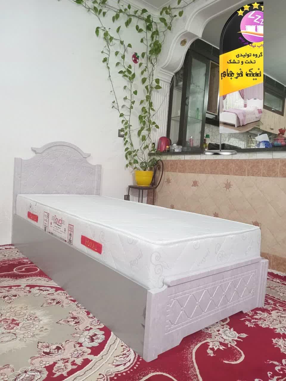 تخت خواب یک نفره تمام وکیوم/تختخواب ۱یکنفره آسنا|تخت و سرویس خواب|مشهد, سپاد|دیوار