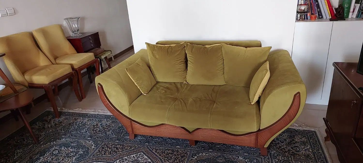 ست مبلمان راحتی ۷ نفره به همراه ناهارخوری ۶ نفره|مبلمان خانگی و میز عسلی|تهران, شهران شمالی|دیوار