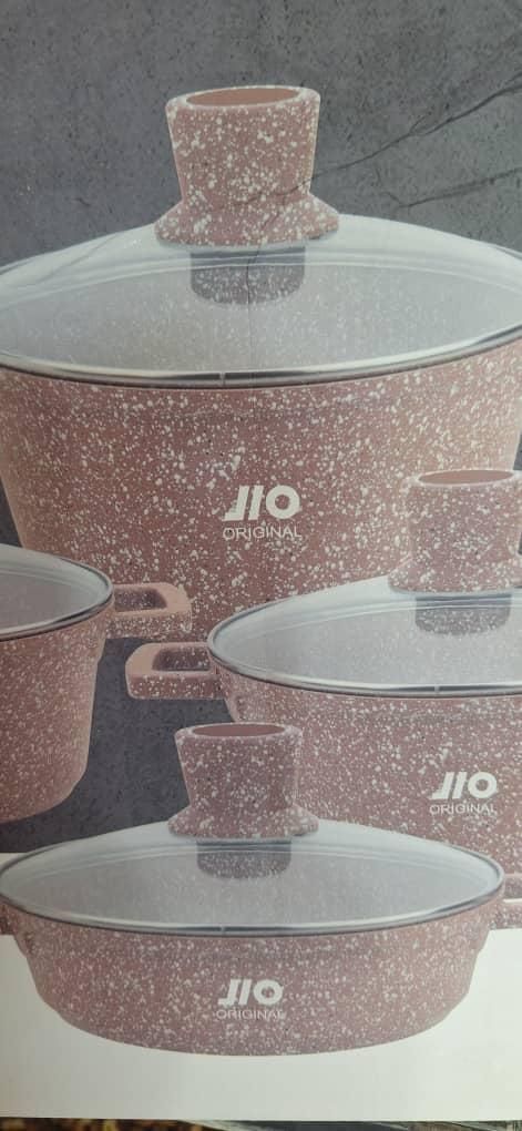 سرویس قابلمه ۱۰ پارچه جیو jio گرانیتیگ  سرویس|ظروف پخت‌وپز|تهران, آذربایجان|دیوار