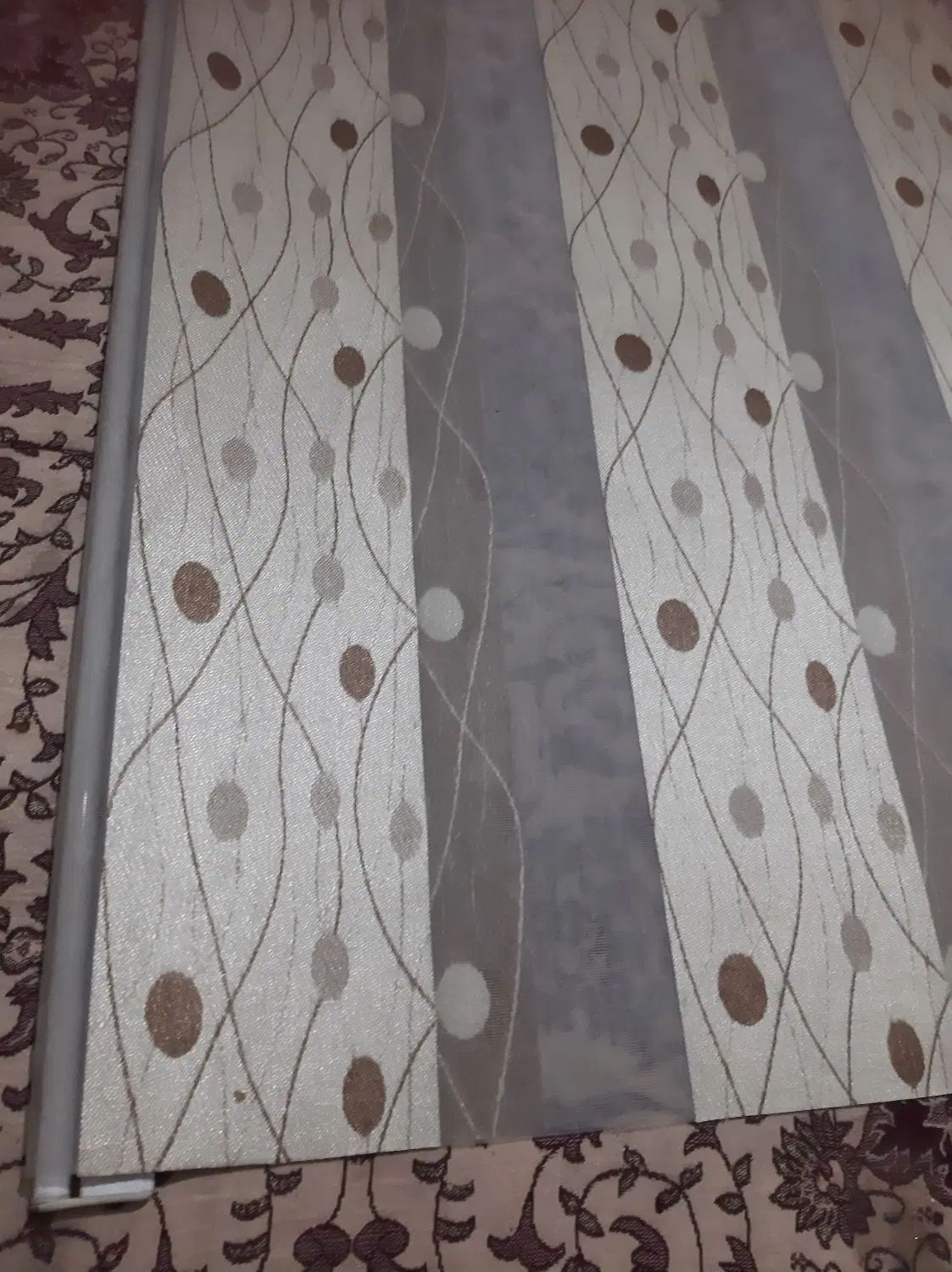 انواع پرده زبرا ویک پرده ی سرتاسری ۹متردر۳متر و|پرده، رانر، رومیزی|تهران, جوادیه تهرانپارس|دیوار