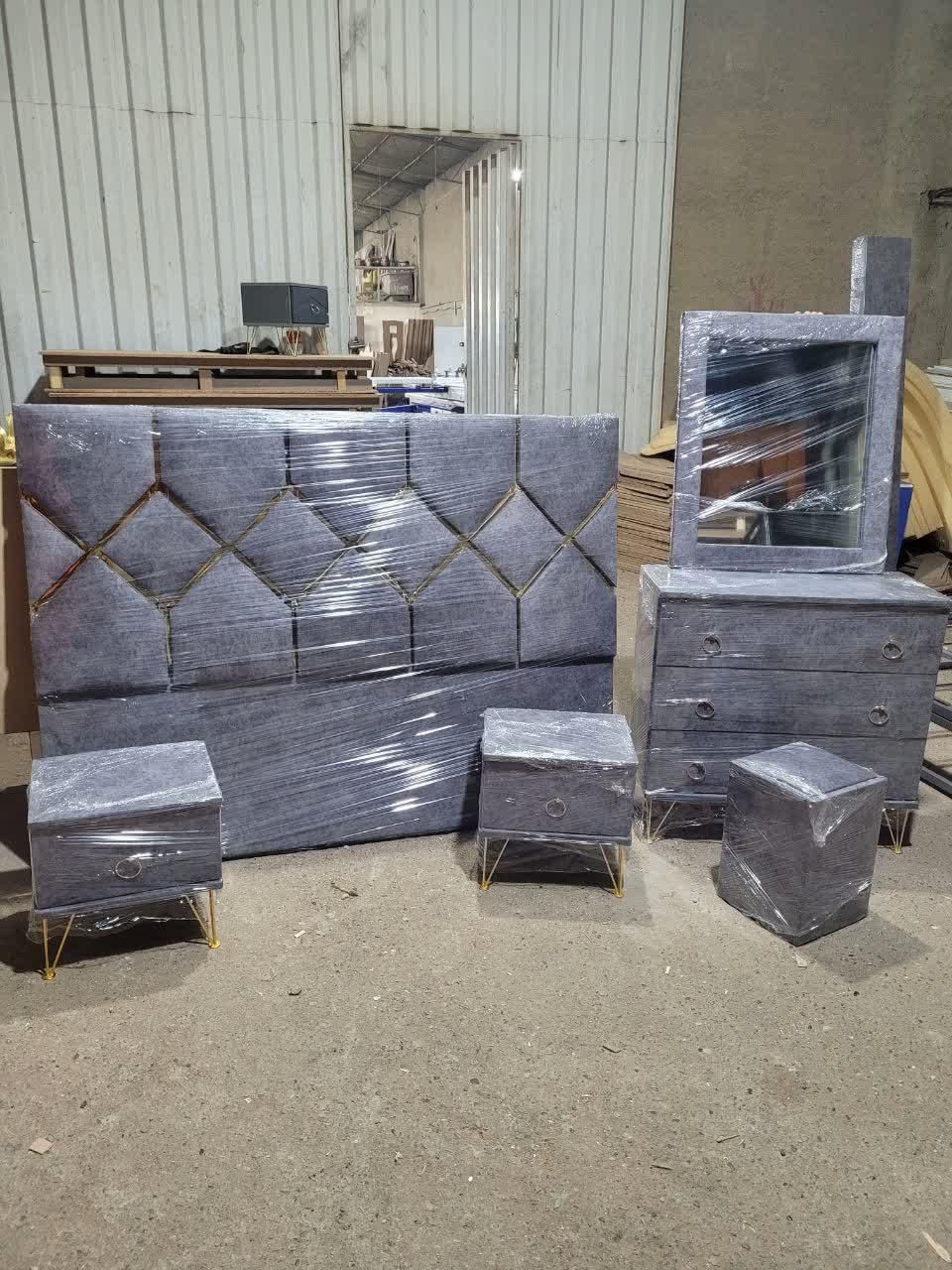 سرویس خواب دونفره کد 57111|تخت و سرویس خواب|شهریار, شهریار|دیوار