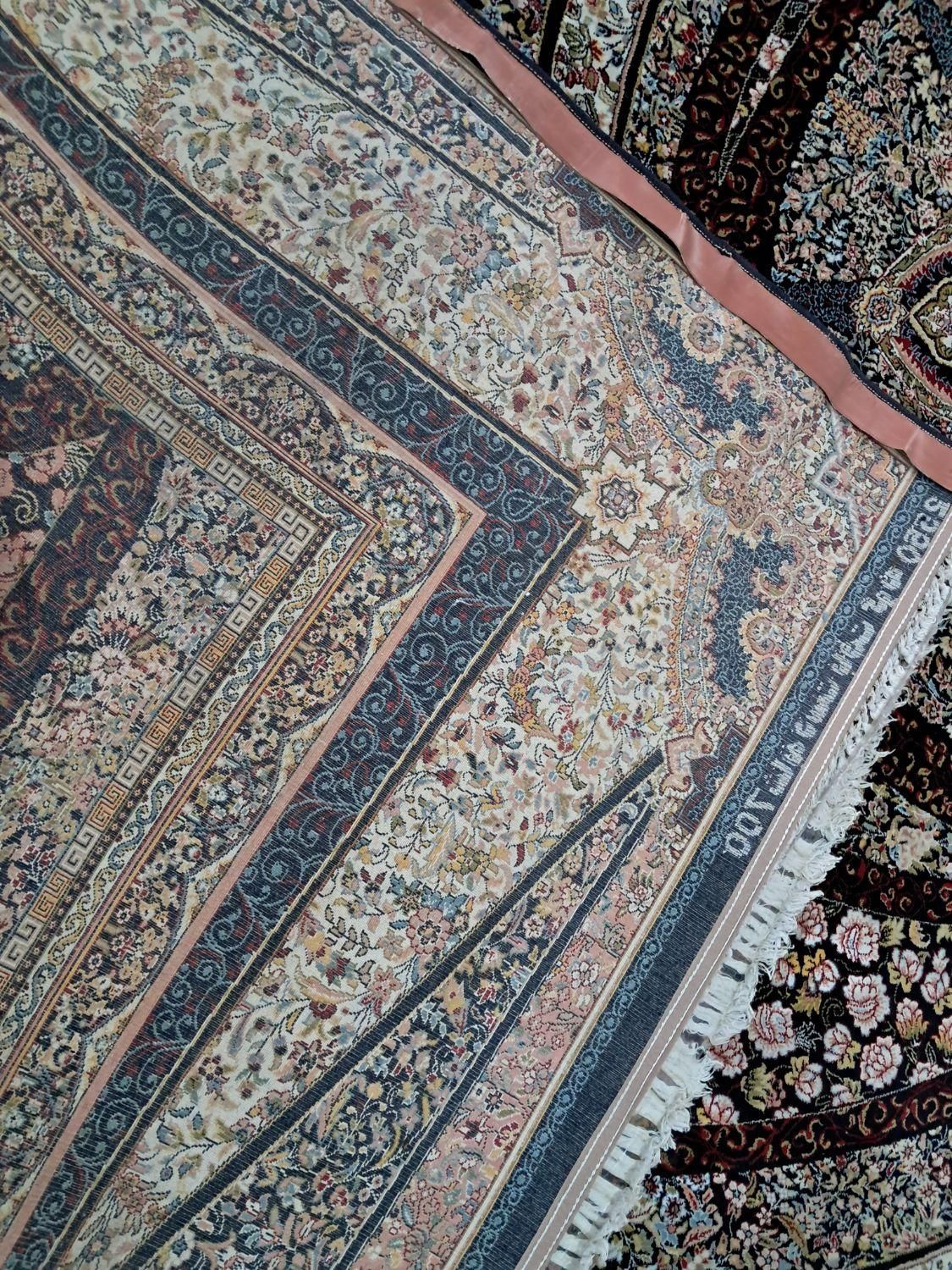 یک جفت فرش ۱۲متری کهکشان ۷۰۰شانه سرمه ای|فرش|ورامین, شهرک مدرس|دیوار