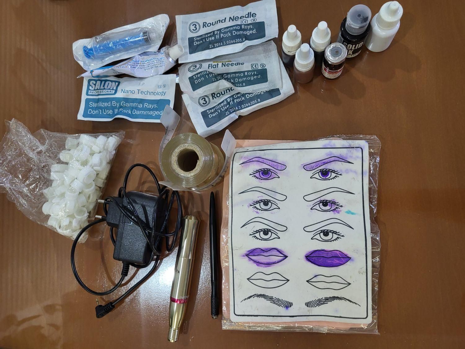 لوازم تتو میکروپیگمنتیشن،میکروبلید|آرایشی، بهداشتی، درمانی|فردیس, منظریه|دیوار