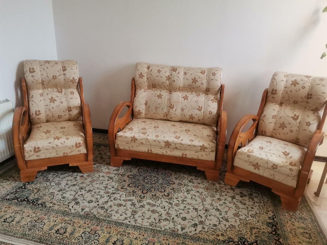 مبلمان هشت نفره|مبلمان خانگی و میز عسلی|شاهین‌شهر, طالقانی|دیوار