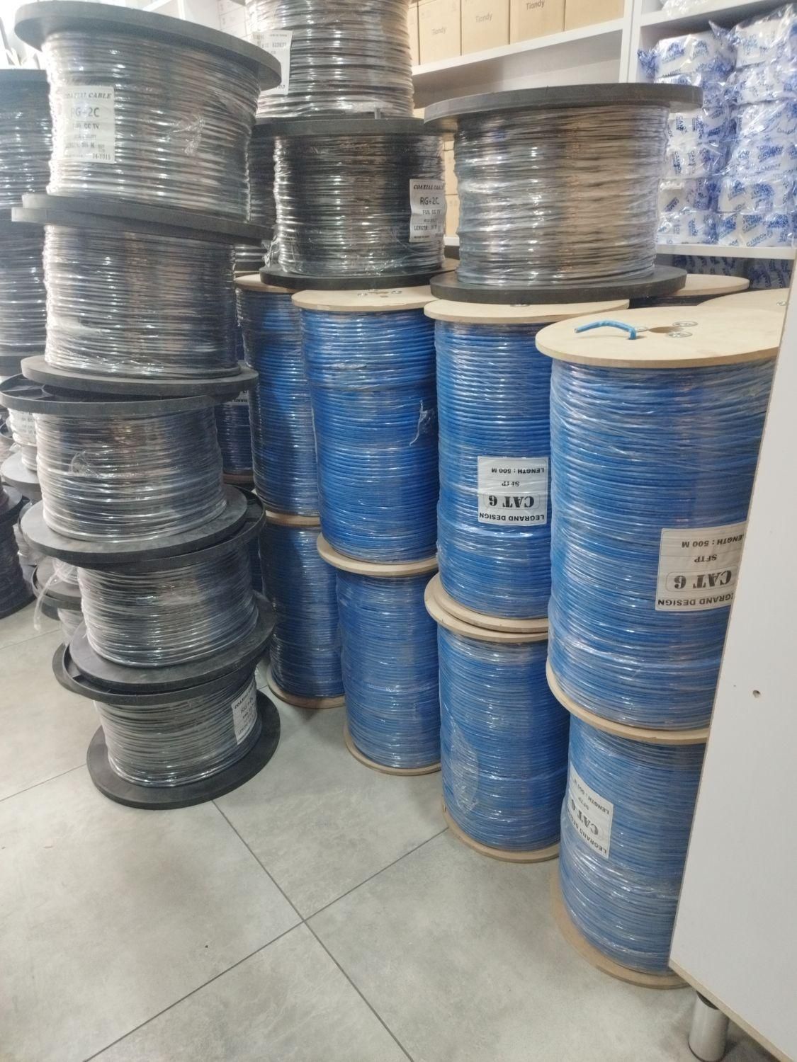 کابل دوربین مداربسته شبکه cat6 utp فروش ویژه عمده|مودم و تجهیزات شبکه|قم, حنیف نژاد|دیوار