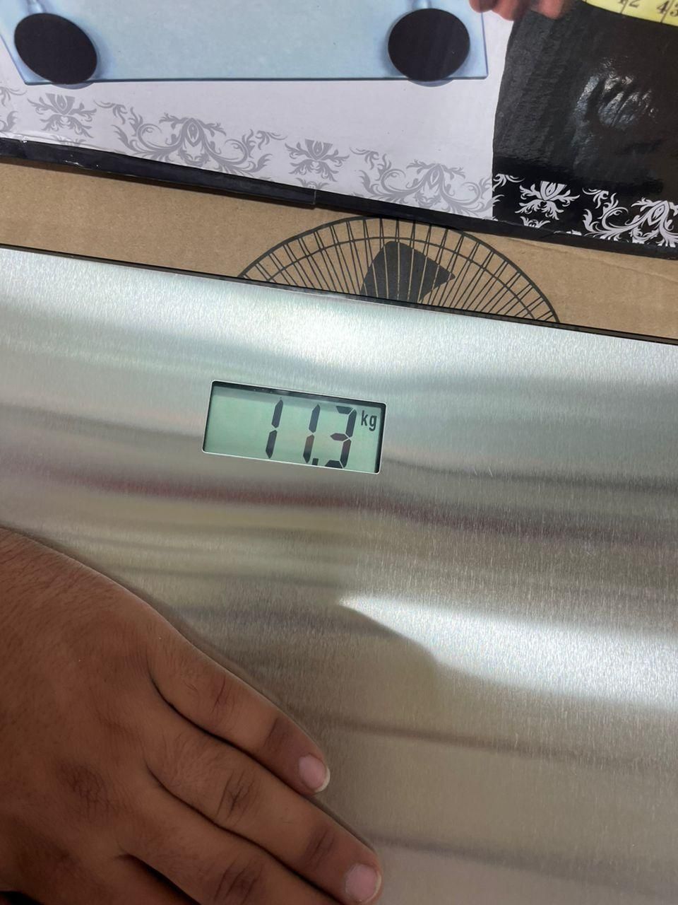 ترازو وزنی شیشه ای روکش استیل|آرایشی، بهداشتی، درمانی|بندر گناوه, |دیوار