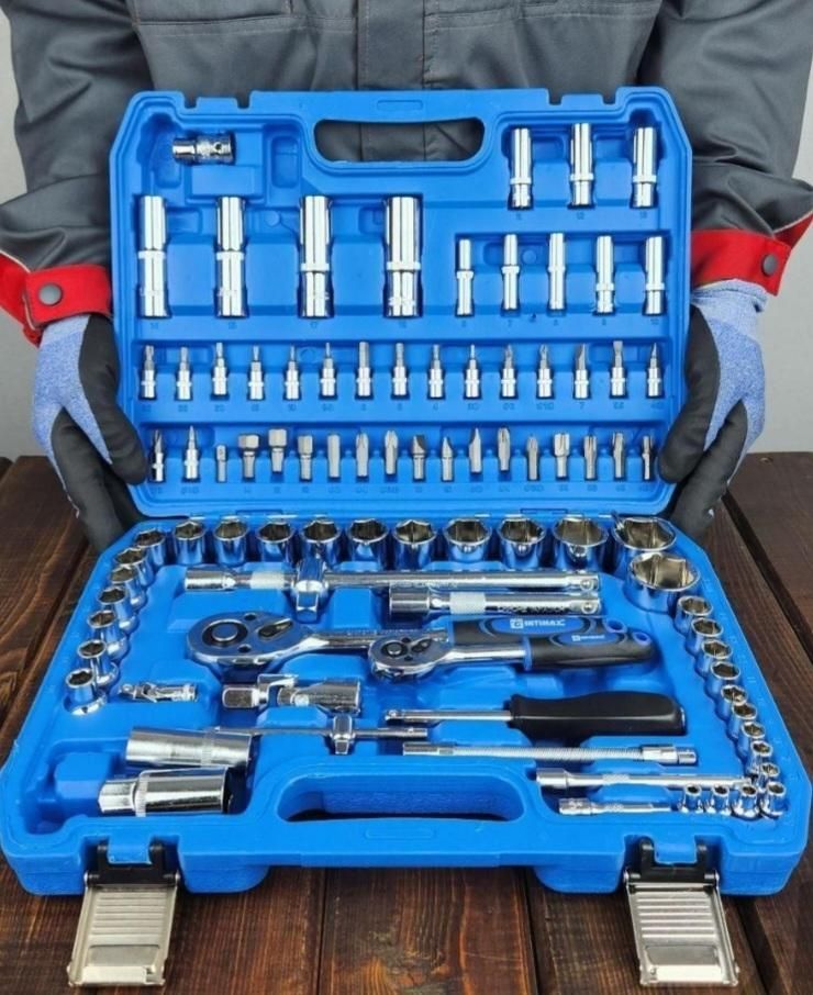 جعبه بکس 94 پارچه کامل مارک boss و اینتی مکس|ابزارآلات|تبریز, |دیوار