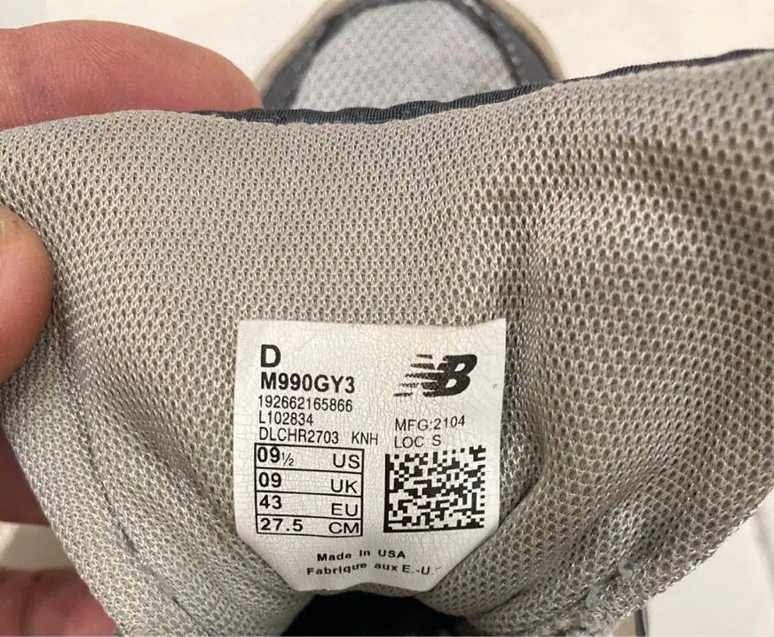 New balance 990|کیف، کفش، کمربند|کرج, فاز ۳ گوهردشت|دیوار