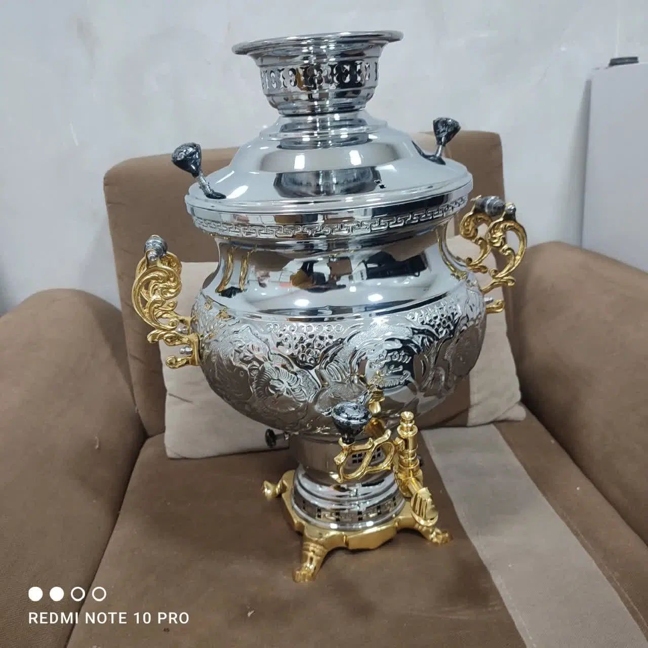 سماور ۱۱ لیتری|سماور، چای‌ساز، قهوه‌ساز|مشهد, حجاب (شهرک غرب)|دیوار