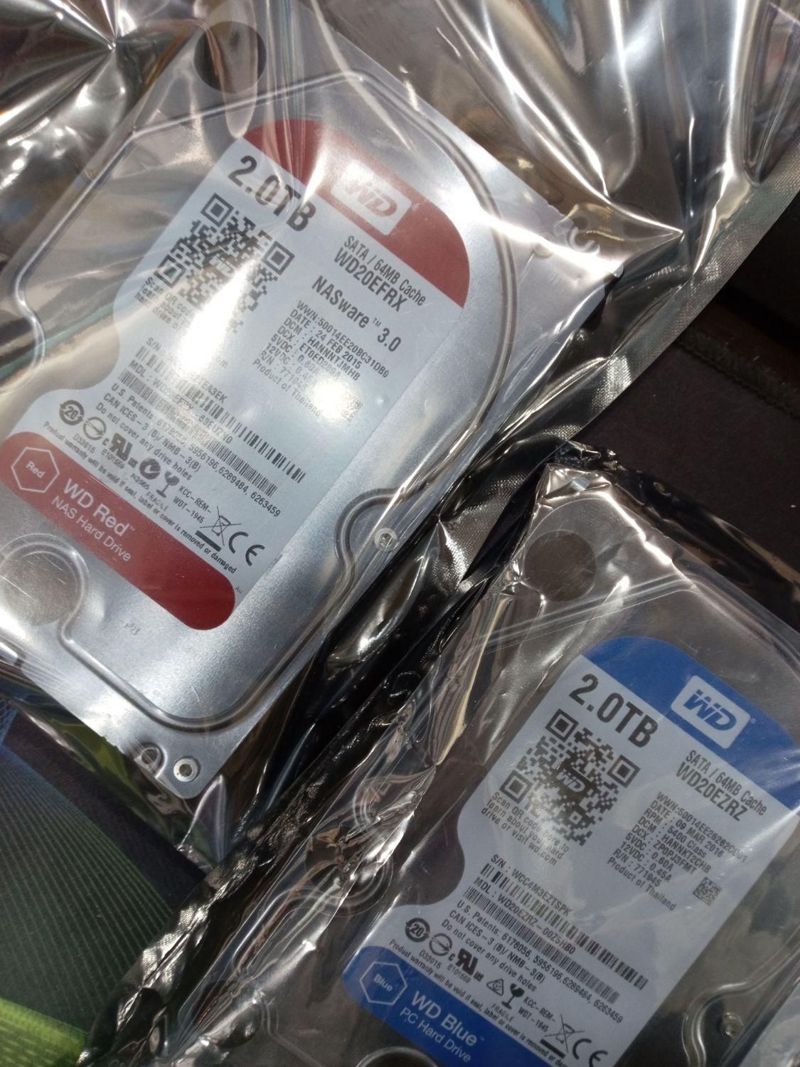 وسترن قرمز آبی و بنفش اینترنال 2 ترابایت|قطعات و لوازم جانبی رایانه|کرج, گلشهر|دیوار