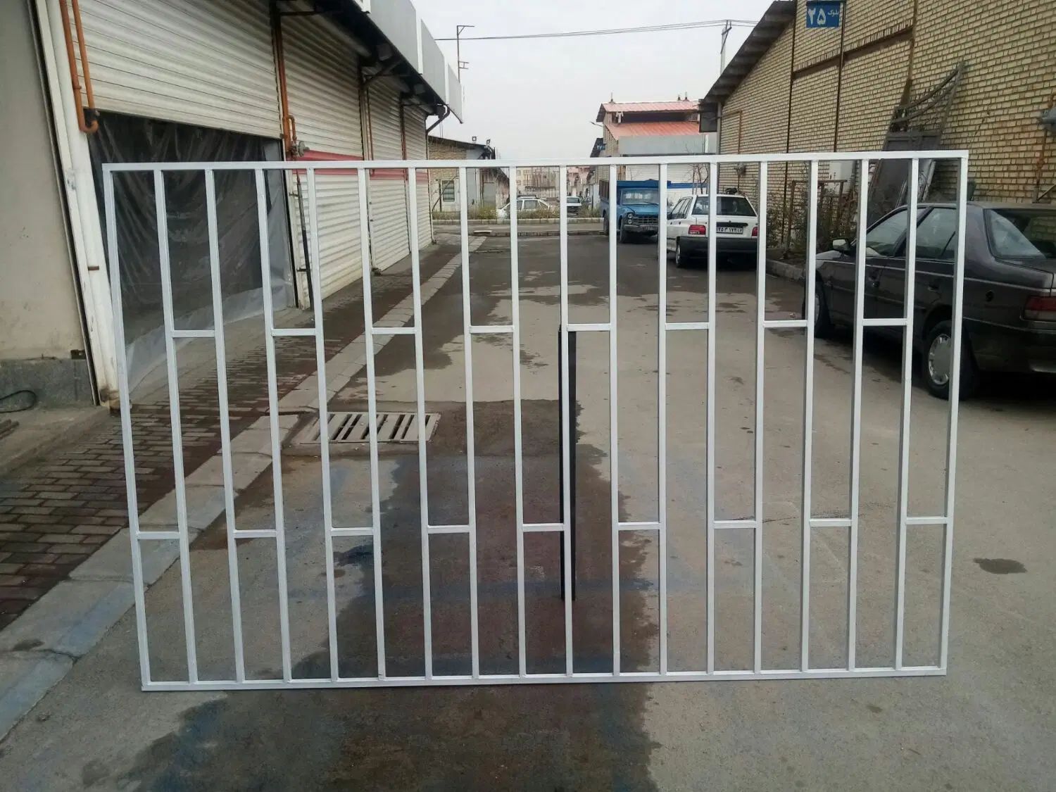 نصب نرده حفاظ فرفورژه تراس محافظ آکاردئون.تسمه.|مصالح و تجهیزات ساختمان|مشهد, گلبرگ شمالی|دیوار