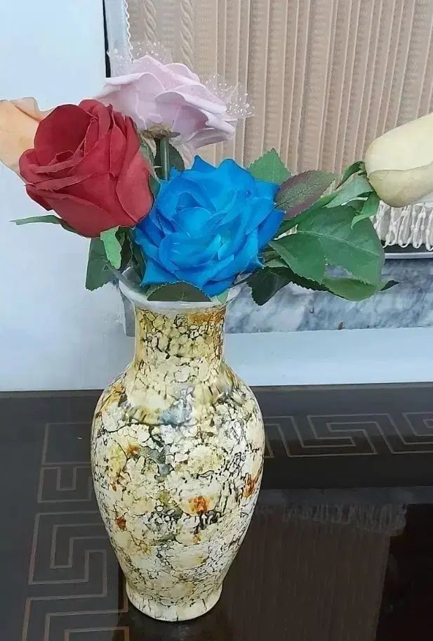 گلدان سرامیکی|گل مصنوعی|رشت, گلباغ نماز|دیوار