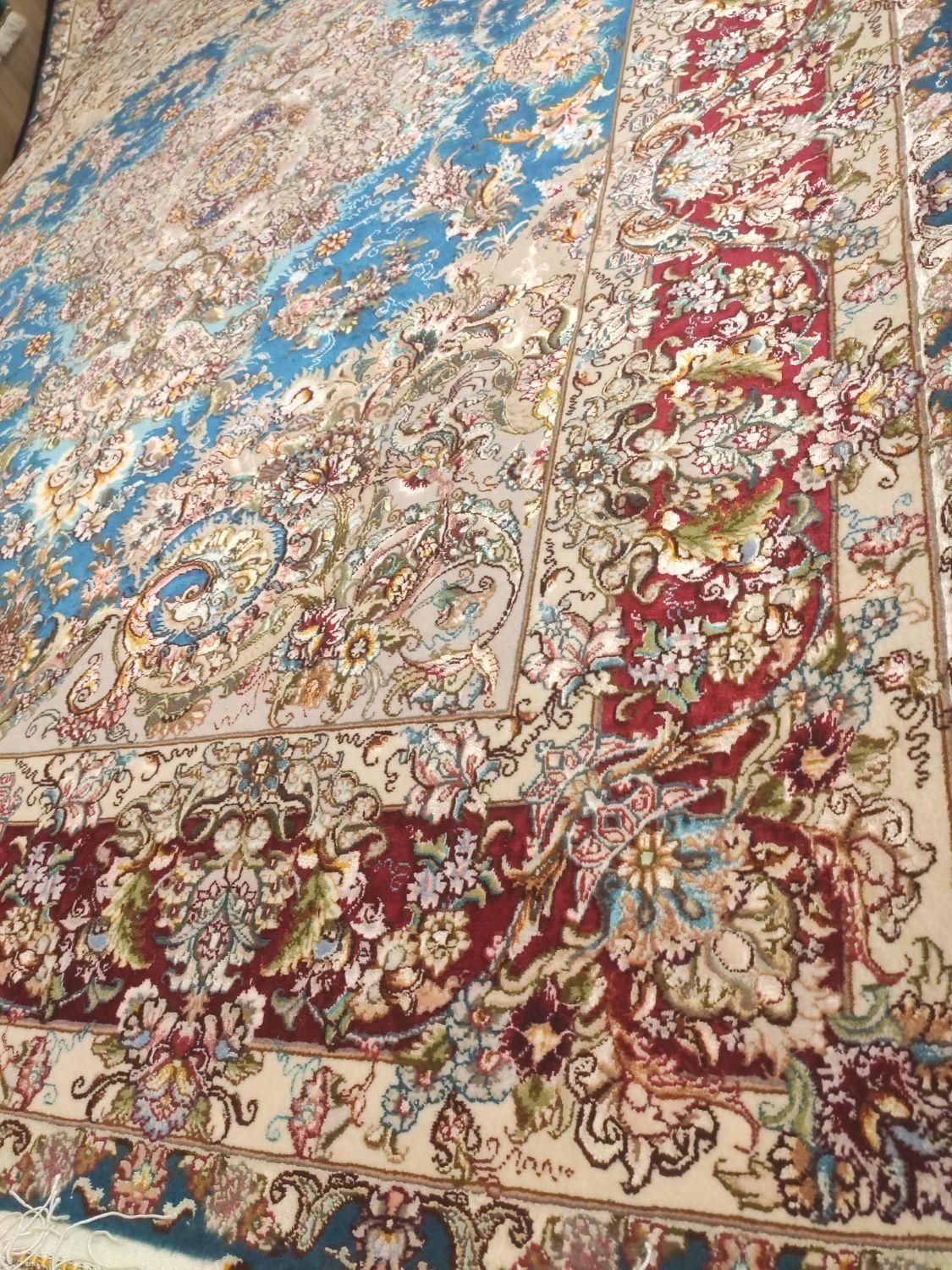 جفت 3 متری خطیبی دو کف ابریشم 55 رج|فرش|تهران, فرمانیه|دیوار