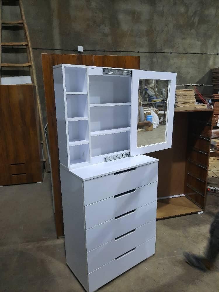 آینه ریلی با دراور و کمد|جاکفشی، کمد، دراور|مشهد, الهیه|دیوار