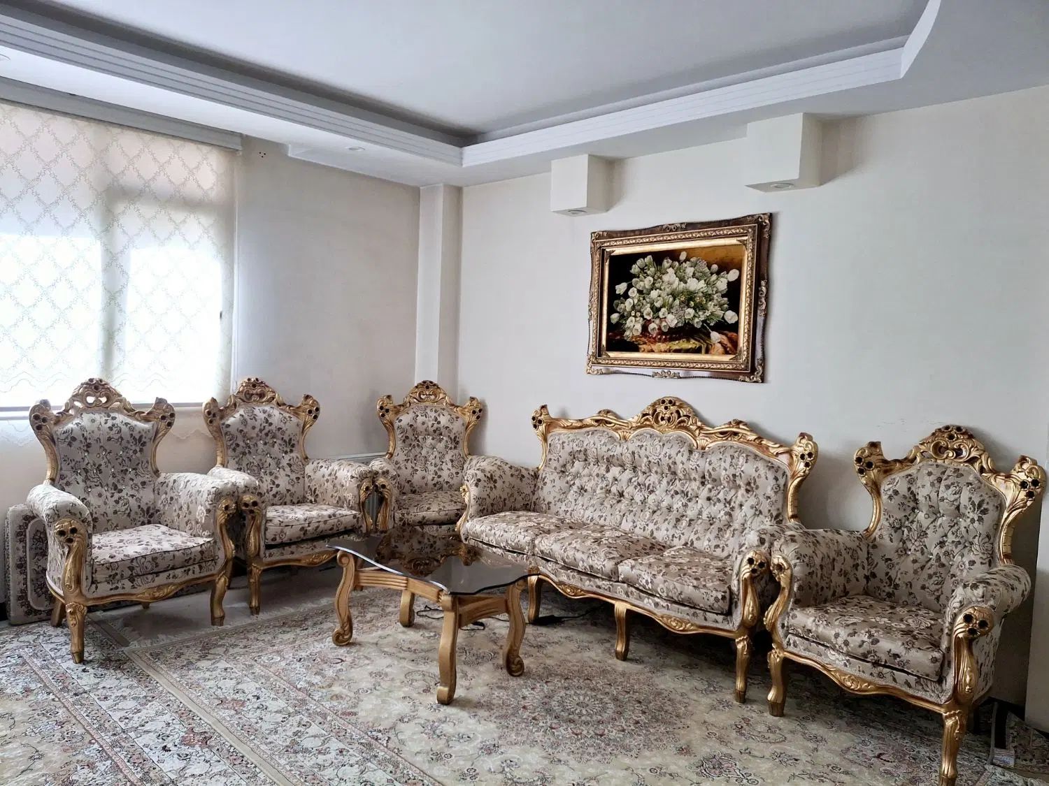 مبل استیل ۷نفره|مبلمان خانگی و میز عسلی|تهران, ارامنه|دیوار