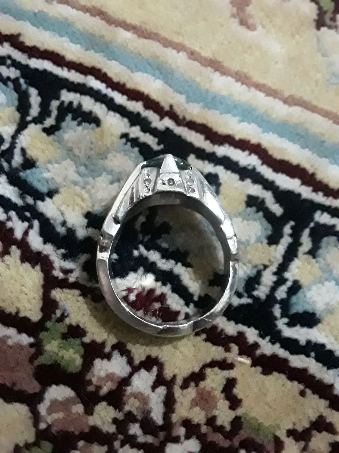 انگشتر نقره حجر توباز|جواهرات|فردیس, فردیس|دیوار