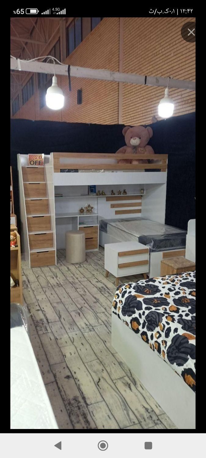 تخت دو طبقه آرتا تخت خواب رویاها|تخت و سرویس خواب|تبریز, |دیوار