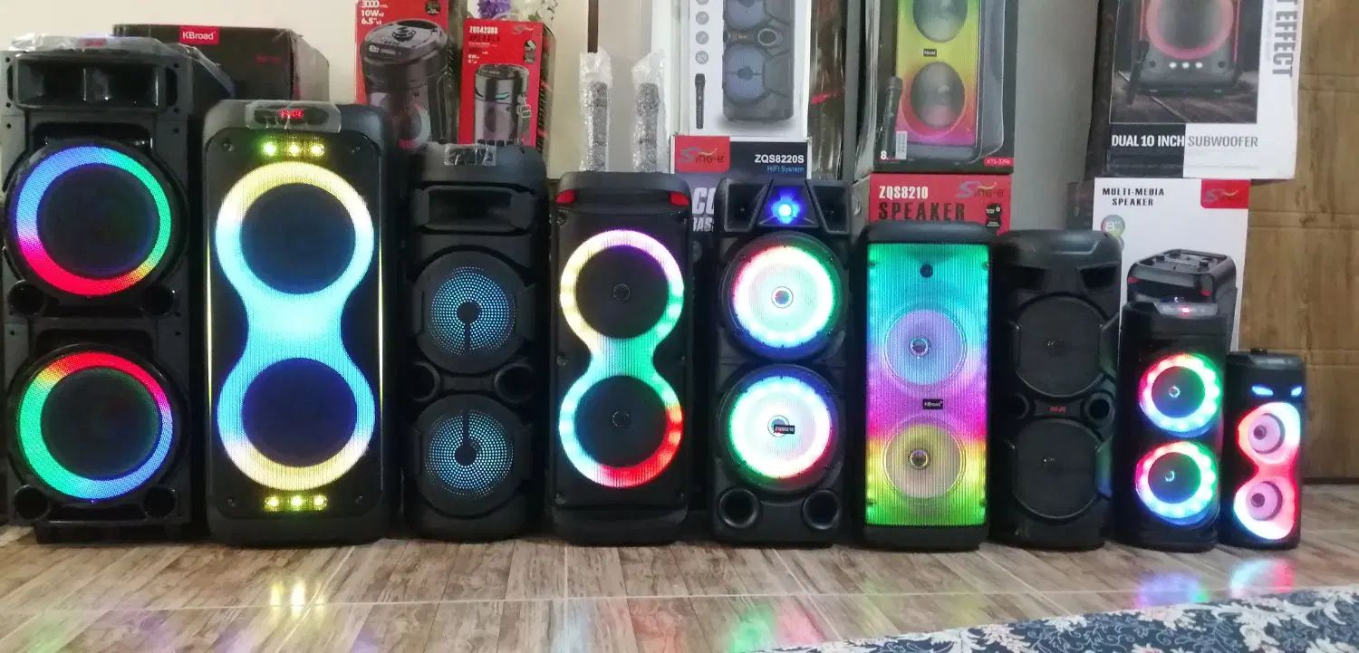 اسپیکر باند8288حرفه ای.قطع صدای خواننده.پارتی باکس|سیستم صوتی خانگی|تهران, بلورسازی|دیوار