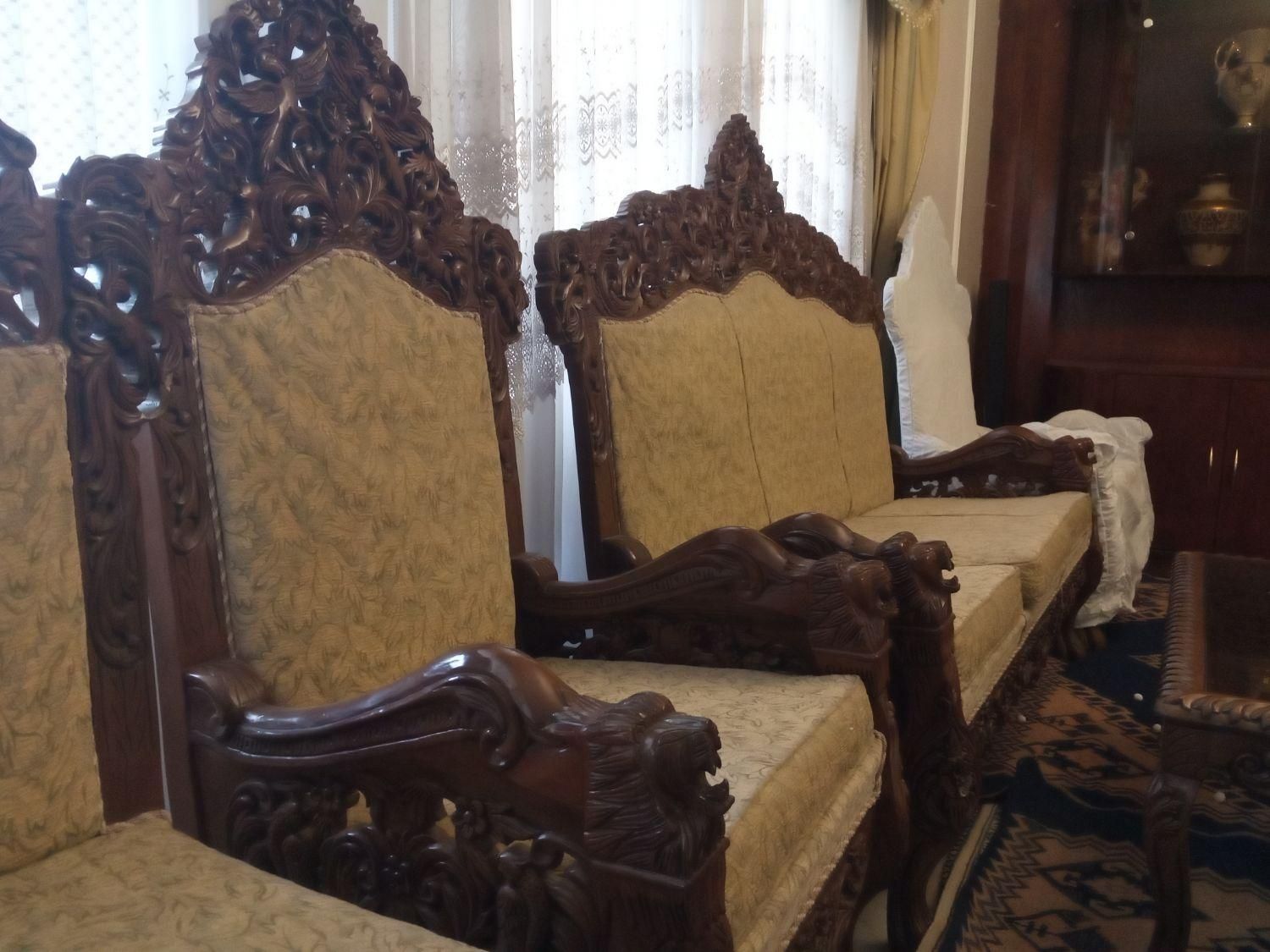مبلمان 9نفره شاه نشین|مبلمان خانگی و میز عسلی|اصفهان, عباس‌آباد|دیوار