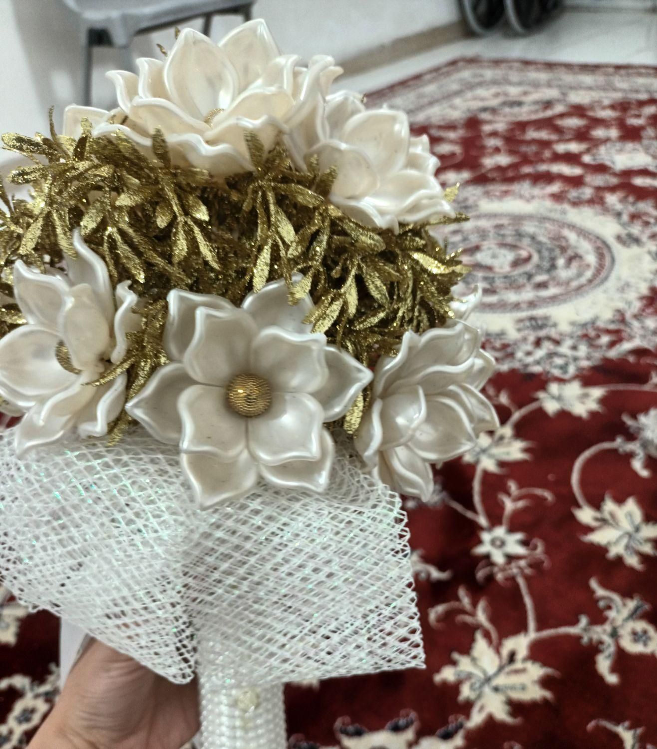 دسته گل عروس نو|گل مصنوعی|شهریار, |دیوار