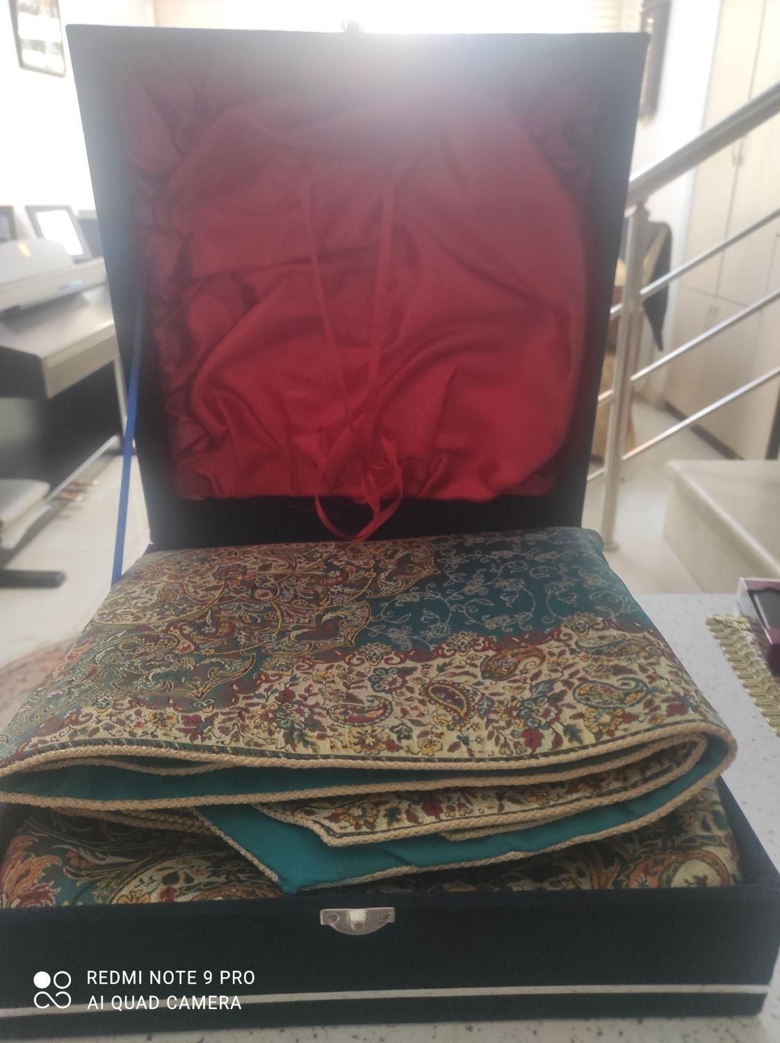 ست پنج تیکه کامل رومیزی ترمه یزد|پرده، رانر، رومیزی|تهران, شهرک غرب|دیوار