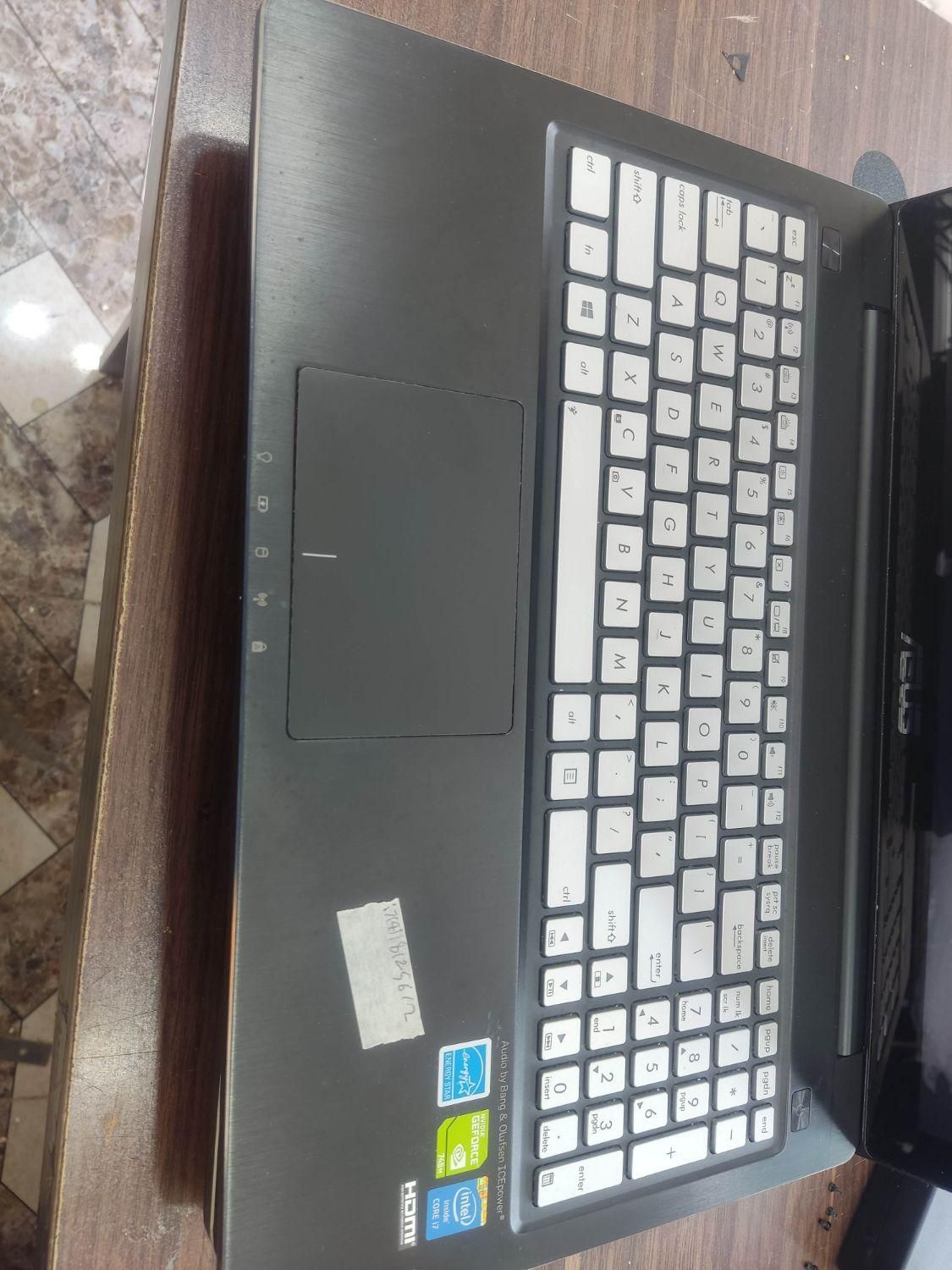 لپتاپ ایسوس i7 لمسی گرافیکدار سالم 256ssd|رایانه همراه|ماهدشت, |دیوار