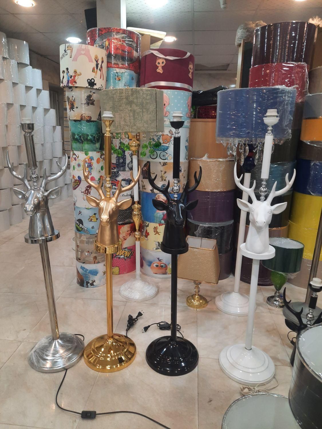 آباژور گوزن|چراغ خواب و آباژور|تهران, وردآورد|دیوار