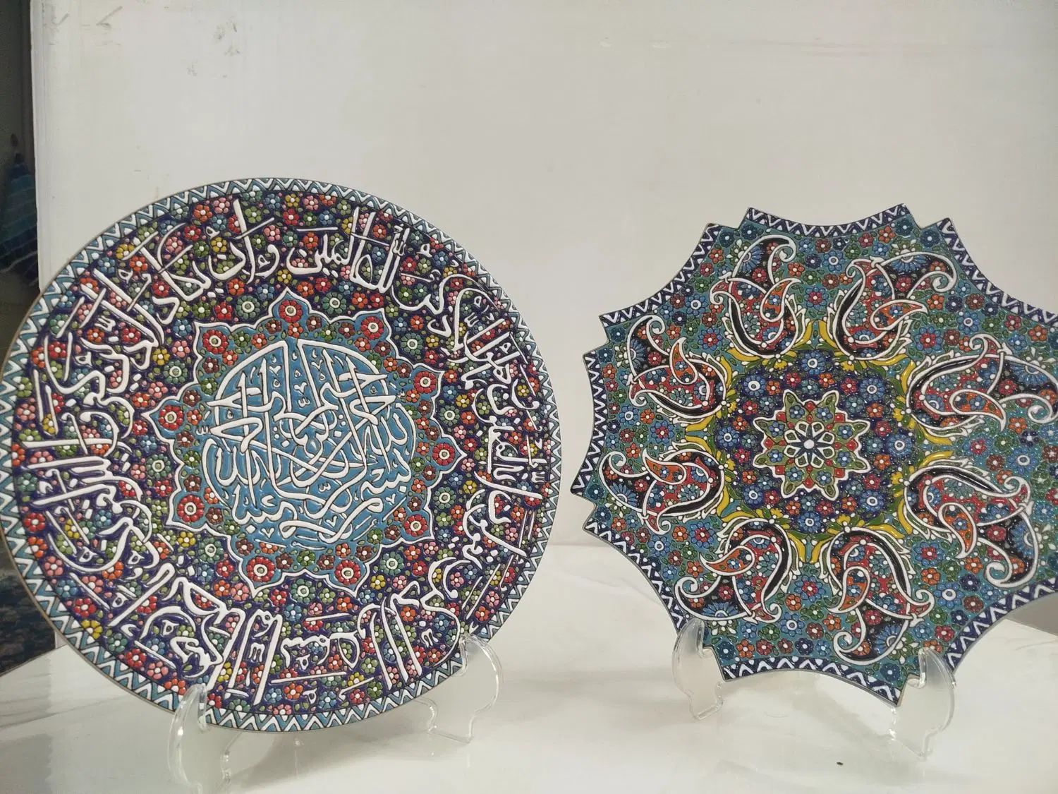 مینا کاری  لالجین  ۱۰تیکه|صنایع دستی و سایر لوازم تزئینی|تهران, فلاح|دیوار