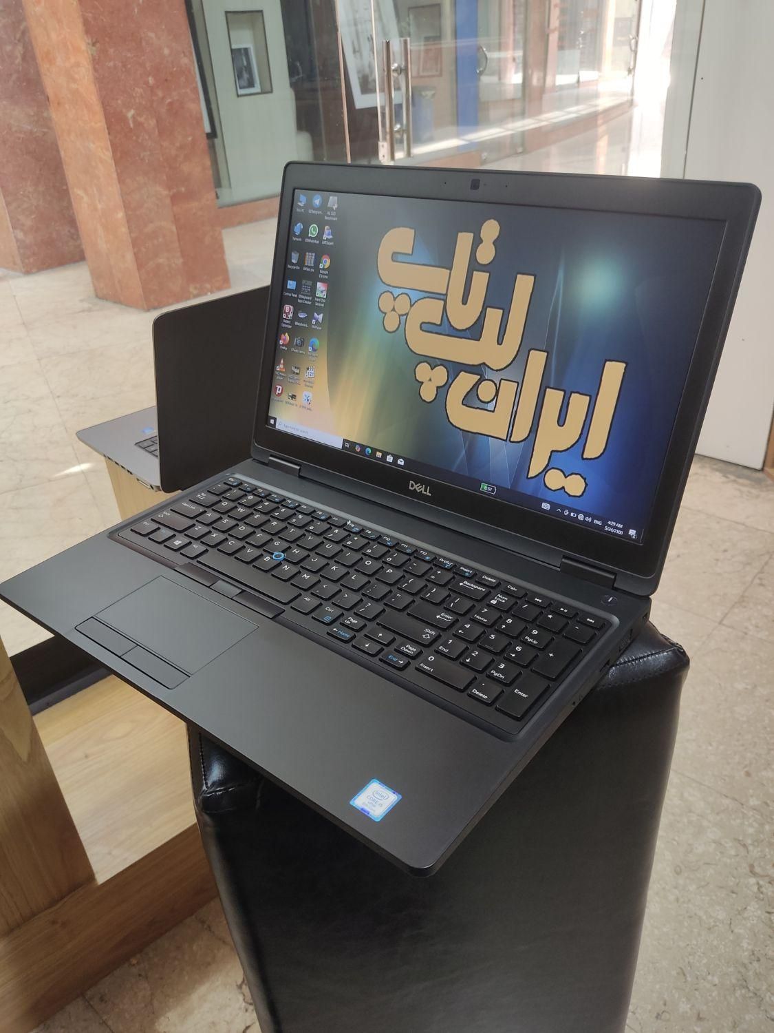 لپتاپDell e5580 i5نسل۸ رم۱۶/هارد256SSD m2|رایانه همراه|تهران, استخر|دیوار