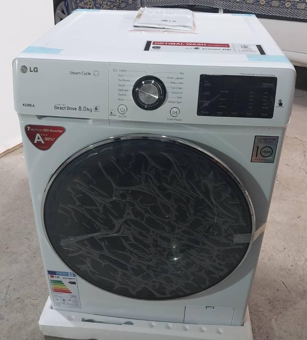 لباسشویی الجی 9 و 8 کیلویی گرم مدل WJ6 موجود|ماشین لباسشویی و خشککن لباس|اردبیل, |دیوار