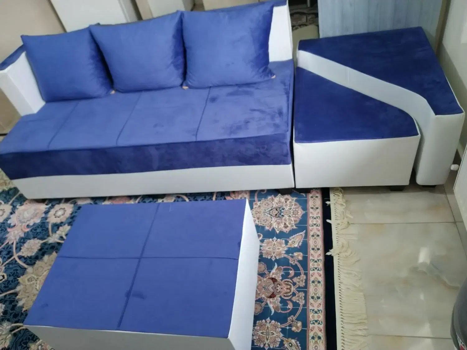 مبل ۶ نفره بادوام نو|مبلمان خانگی و میز عسلی|تهران, خانی‌آباد|دیوار